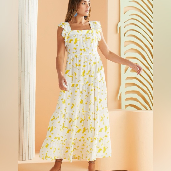 Marie Oliver Dresses & Skirts - Sailor square neck maxi